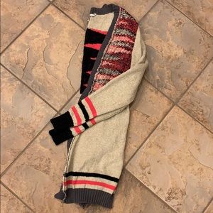 BKE Pink and Tan Sweater